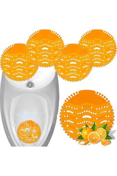 Generic Brand 5 Pack Scented Urinal Screens Deodorizer with Anti-Splash, Men ...