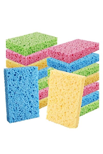 Generic Brand PANYEE Cleaning Scrub Colored Sponge,Non-Scratch Kitchen Cellul...