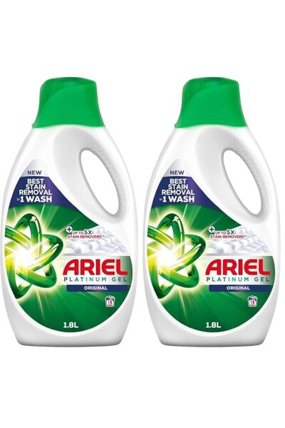 Generic Brand Ariel Power Gel Liquid Detergent Original Scent 1.8Litre (Pack ...