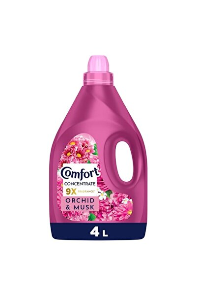 Generic Brand Comfort Concentrate Fabric Softener, Orchid & Musk, 4L, 9x Frag...