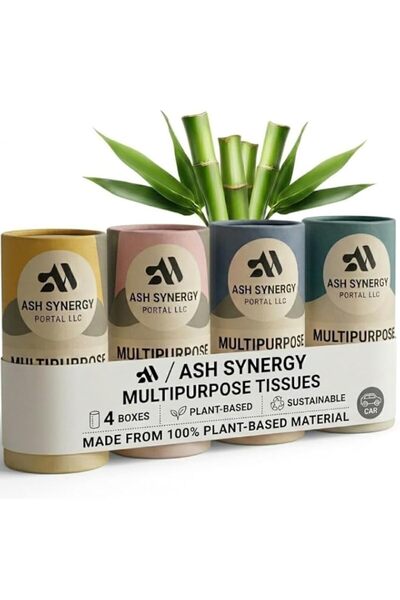 Generic Brand ASH Synergy Multi-Purpose Tissue, Plant-Based Material | 4 Tube...