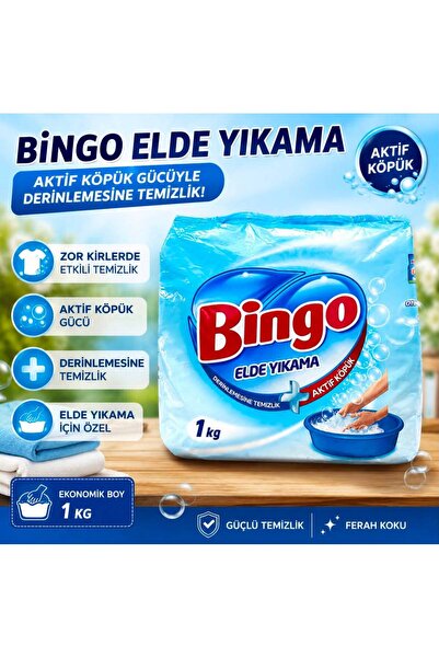Bingo ELDE TOZ DETERJAN 1 KG