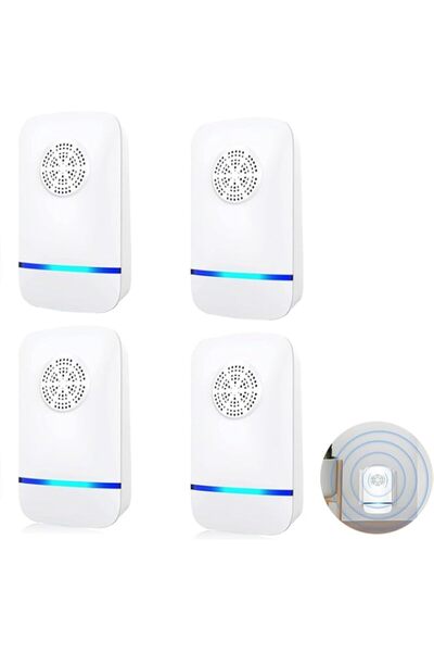 Generic Brand Aputue Ultrasonic Pest Repeller, 4 Pack Non-Toxic Electronic Pe...