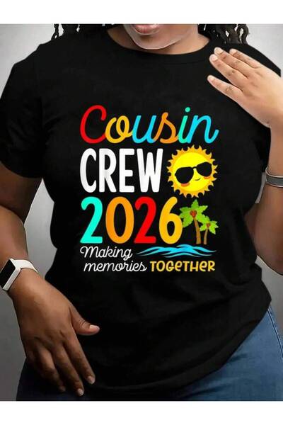 21JNRY تي شيرت Cousin Crew 2026 Summer Beach Family Matching Cruise Vacation ...