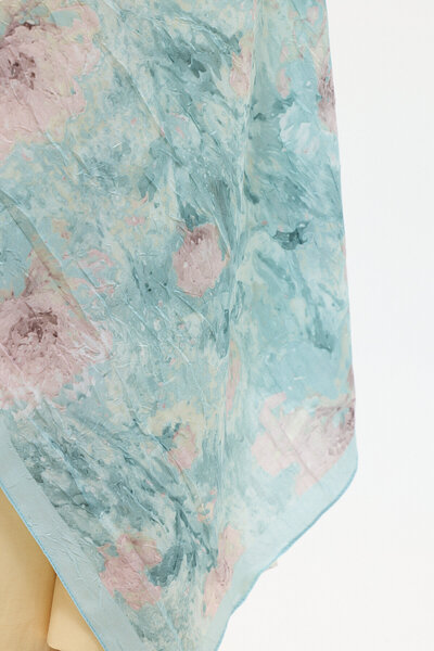 cs camellia scarf شال هازل كراش - لون النعناع