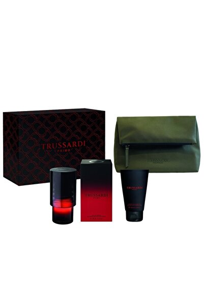 Trussardi Set cadou Primo – Apă de parfum 100 ml + Gel de duș 100 ml + Geantă...