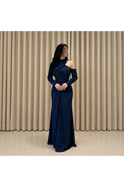 ASOS Soft navy dress