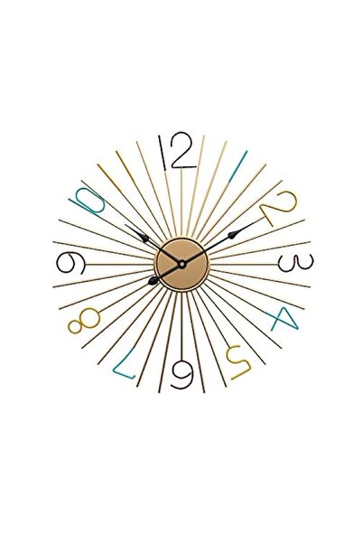 Generic Brand QUKAU simply iron wall clock mute clock creative living room cl...