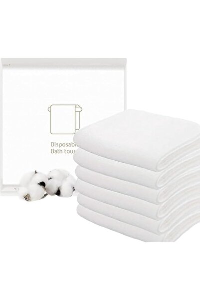 Generic Disposable Towels, 5 Pack Bath Towels Set Individual Packing Portable...