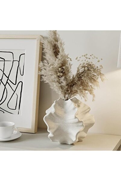 Generic Ceramic Vase for Home Decor, White Flower Vase, Minimalist Nordic Boh...