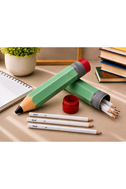 farist Giant Pencil-Shaped Pencil Case – 32X6 cm Decorative 3D Printing Pen H...