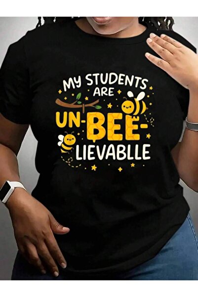 23ERVA My Students Are Unbeelievable Teacher Back To School Black Graphic T S...
