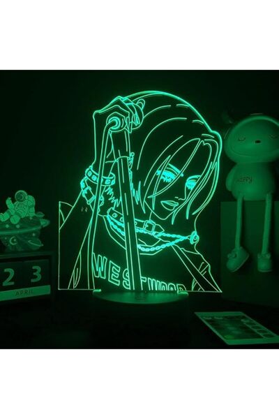 Generic Brand 3D LED Night Light Illusion Lamp USB Anime Japanese Decor Nana ...