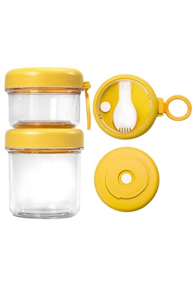 Generic Overnight Oats Container with Lid, 31 oz Plastic Mason Jar with Foldi...