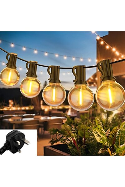 Generic Brand Beauenty Outdoor String Lights 50 Feet G40 Globe LED Patio Ligh...