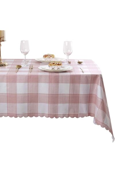 Generic Plaid Tablecloth, PVC Waterproof Spillproof Stain Resistant Wipeable ...