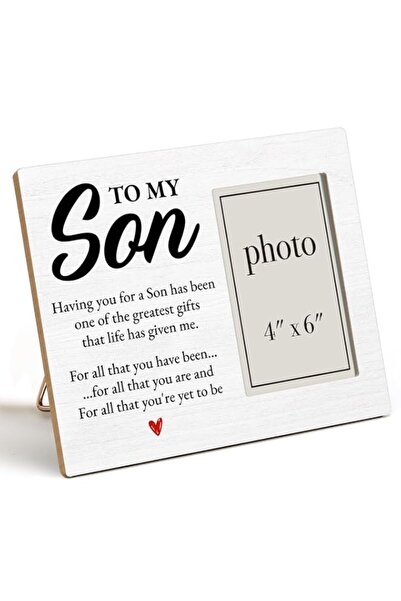 Generic Brand Son Picture Frame - Gifts from Mom & Dad, Birthday Gift for Adu...