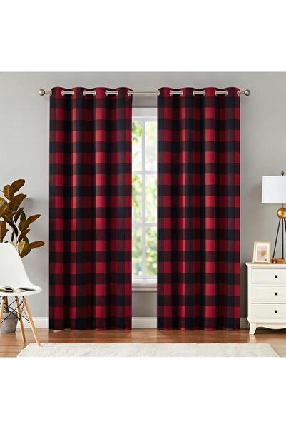 Generic Brand Melodieux Buffalo Check Plaid Blackout Curtains 84 Inches Long ...