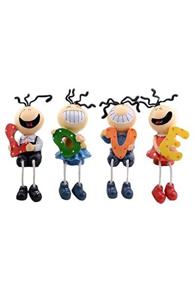 Generic Brand Resin Decorative Hanging Feet Doll Sitting Shelf Cabinet Statue...