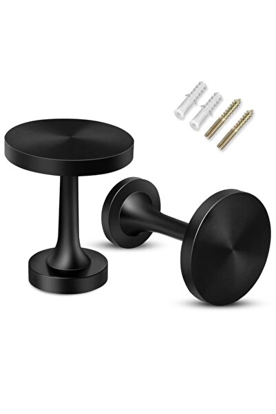 Generic Gudui Curtain Holdbacks Black Medallion Curtain Tieback Hooks Round D...