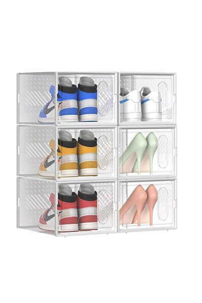 Generic XX-Large Shoe Storage Boxes Organizers for Closet, Fit Size 14,Clear ...