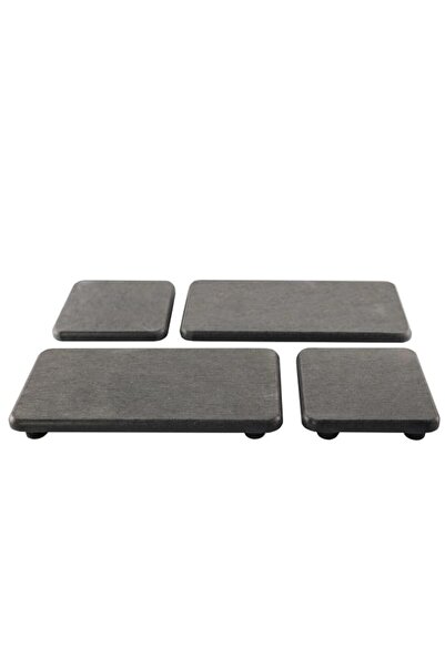 Generic NiuYichee Set of 4 Water Absorbent Diatomite Soap Dish, Diatomaceous ...