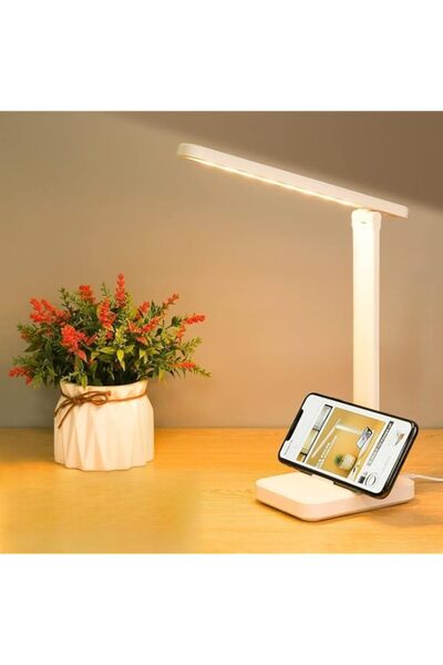 Generic Brand X spring Led Desk Lamp, 3 Color Modes Dimmable Touch Control Ey...