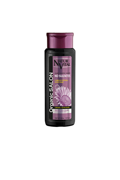 Natur Vital Șampon organic de salon fără sulfați, protecție UV pentru culoare...