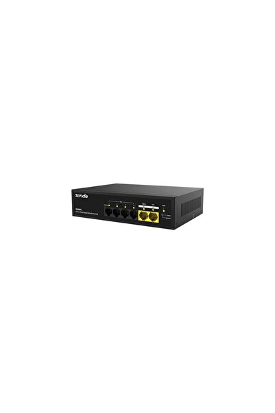 Tenda S106PC 6 PORT 10/100 4 PORT POE 2 PORT UPLINK 55w YONETILEMEZ DESKTOP SWITCH