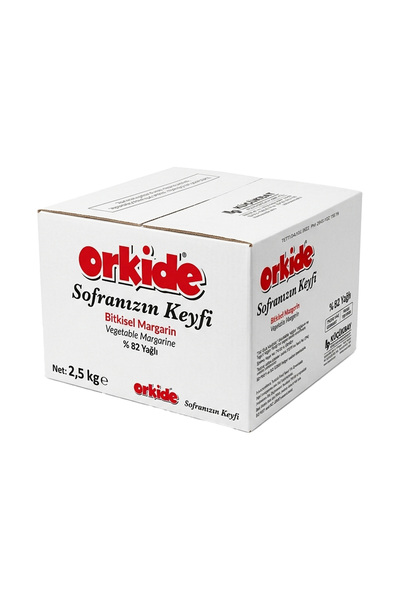 Orkide Sofranızın Keyfi Bitkisel Margarin %82 Yağlı 15 kg (2,5 Kg X 6 Adet)