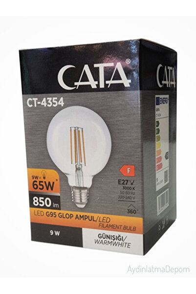 Cata CT-4354 G95 GLOP FİLAMENT LED AMPUL