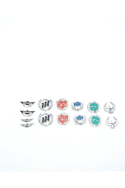 lina oto aksesuar 14 Metal Nuts with Emblem Tape Campaign