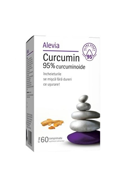 Alevia Curcumin 95% curcuminoide, 60 comprimate,