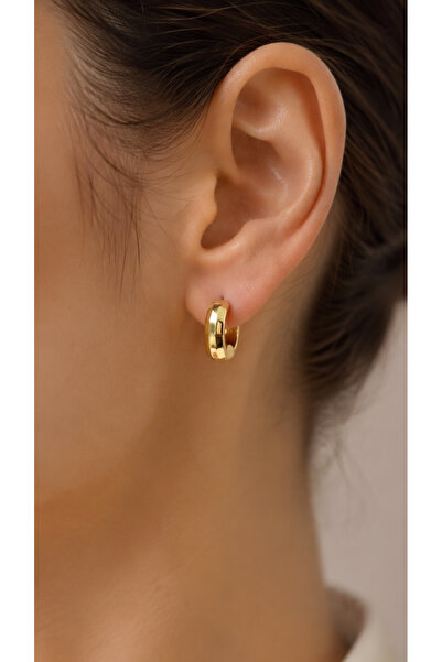 iky aksesuar Women's Steel Xuping Hoop Earrings 2 cm
