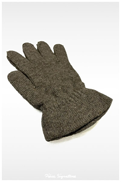 PIECE SIGNATURE Women's Wool Gloves with Flounce