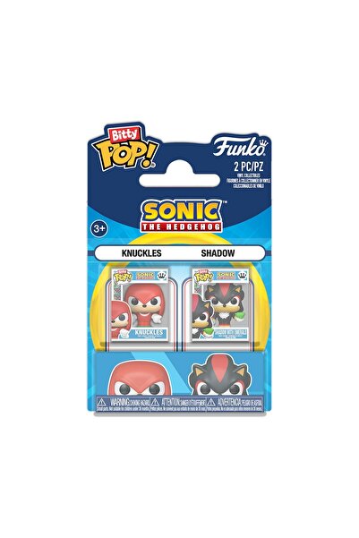 Funko Μπίτι Ποπ! Σετ 2 τεμαχίων: Sonic The Hedgehog - Φιγούρες βινυλίου Knuck...