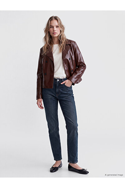 LC Waikiki High Waist Slim Fit Women's Jean Trousers