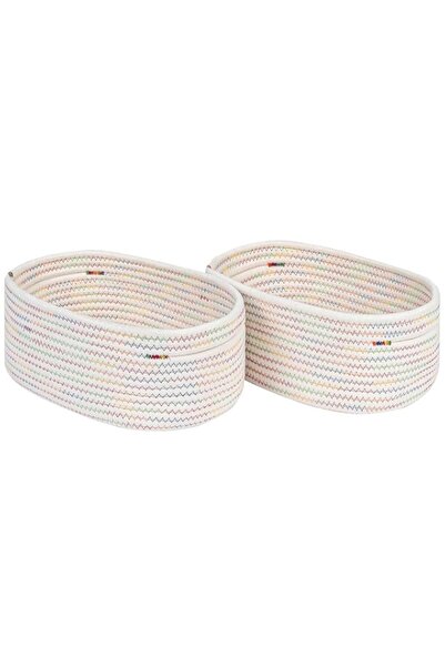 Generic CubesLand Small Woven Baskets,Cute Baskets or Shelf Set 2,Cube Organi...
