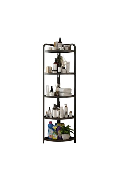 Generic 5-Tier Bathroom Organizer– Corner Bathroom Storage Rack, Rolling Bath...