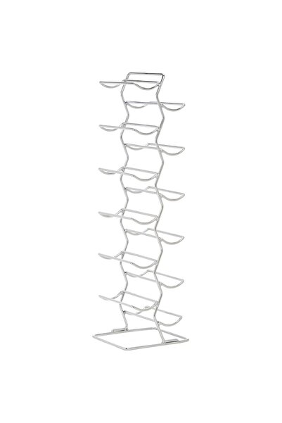Generic Basics Modern Style Wine Rack for 12 Bottles, Chrome