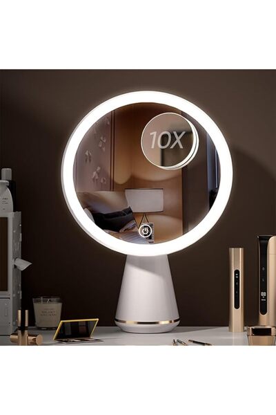 Generic Mirror With Lights,360° Rotation Touch Screen Vanity Mirror,1000 mAh ...