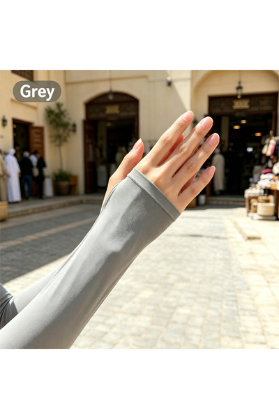 Generic Brand Cooling Ice Silk Arm Sleeves for Men Women, UV Sun Protection A...