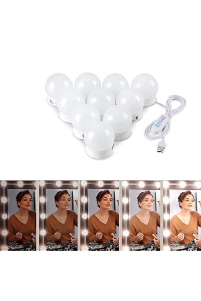 Generic Hollywood Mirror Lights Stick, 10 Pcs LED Vanity Mirror Lights, Makeu...