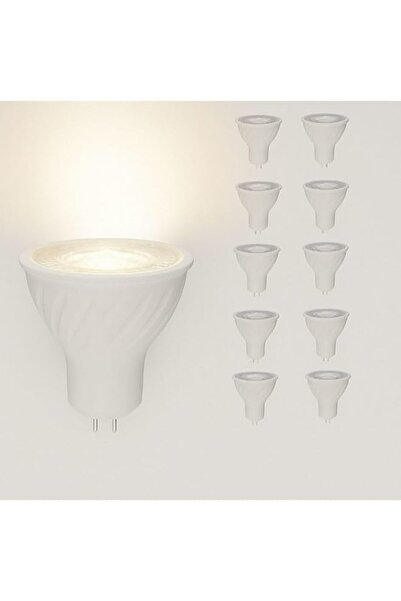 Generic 10-Pack MR16 GU5.3 LED Bulbs 10W, 4000K Natural White, Non-Dimmable L...