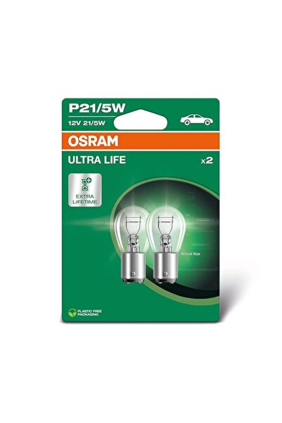 Generic OSRAM Ultra Life P21/5W Halogen Signal Lamps, Double Blister Pack, 2 ...
