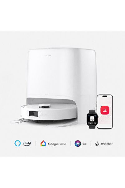 Roborock Yeni Pro Robot Süpürge – 25.000 Pa HyperForce Emiş, FlexiArm Kenar P...