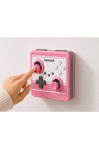 Joystick Tasarımlı 2 li Işık Anahtarı Kapağı – Gamepad Görünümlü Dekoratif Anahtar Aparatı