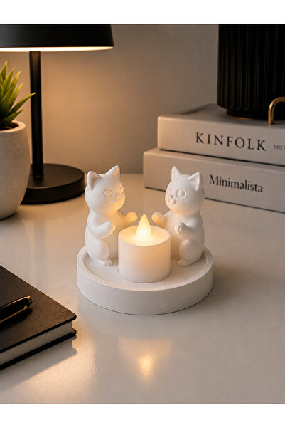 ARPAT NEXT Tealight with Cat Figure