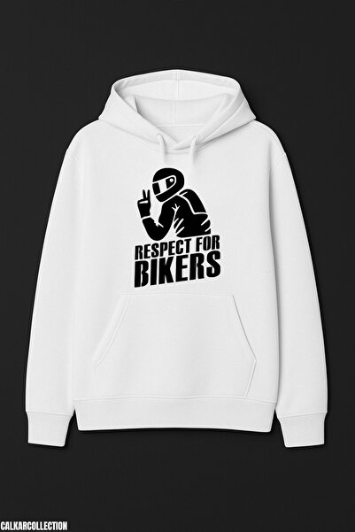 CALKARCOLLECTION Respect for Bikers Tshirt Unisex Hooded Sweatshirt (Hoodie)