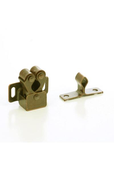 OEM Double roller stopper, universal, steel, yellow zinc plated, set of 2 pieces